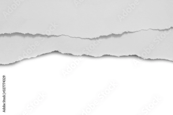 Obraz torn paper on white background