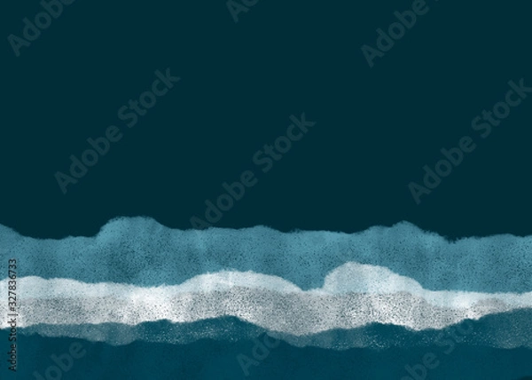 Obraz oceano e nuvole