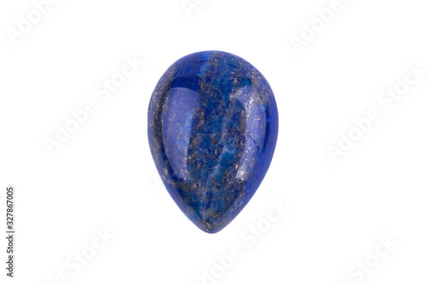Obraz Natural cabochon stone on a white background