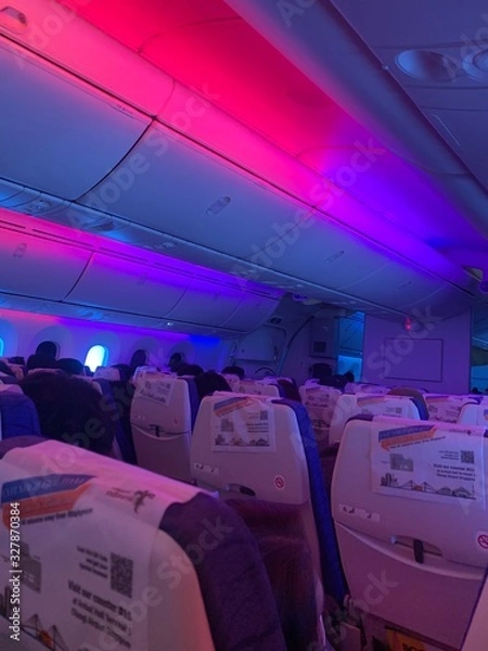 Obraz empty seats in a plane