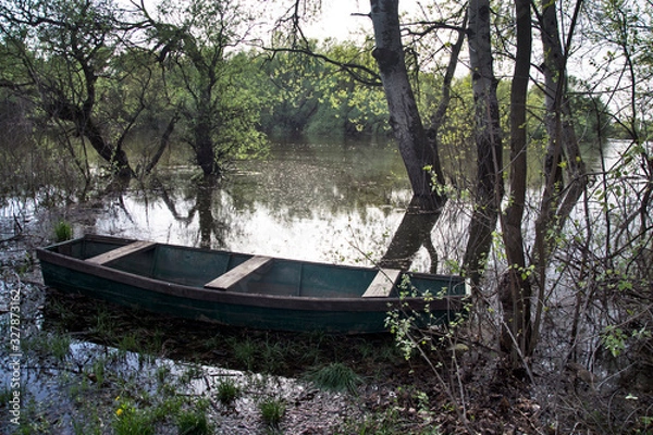 Fototapeta Łodzie rzeczne i rybackie