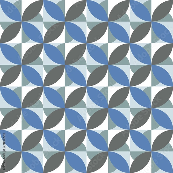 Fototapeta Abstract vector seamless pattern. Natural-inspired design.
