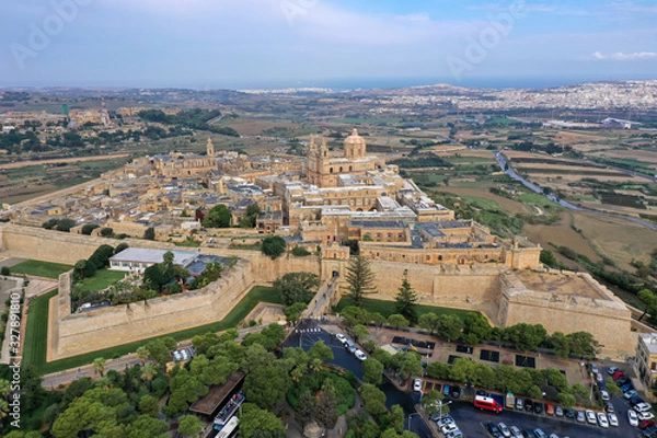 Obraz Mdina Luftpanorama