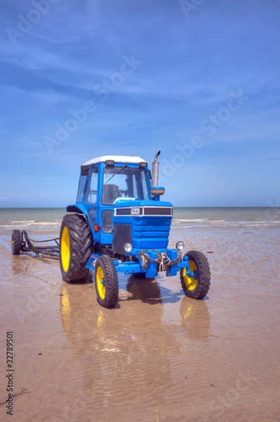 Obraz Tracteur à la plage
