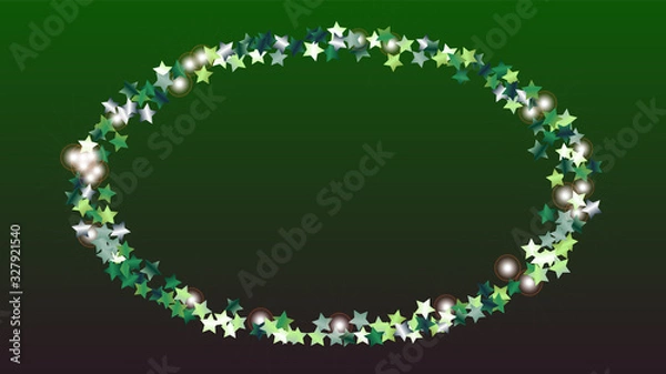 Fototapeta Party Background with Confetti of Glitter Particles.