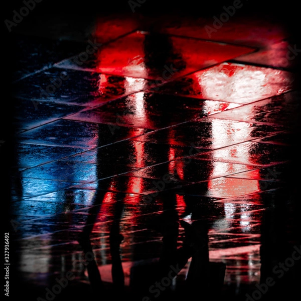 Obraz Red Silhouettes 2