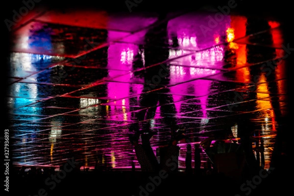 Obraz Pink Silhouettes 3