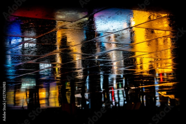 Obraz Orange Silhouettes