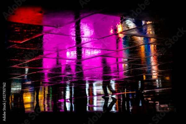 Obraz Pink Silhouettes