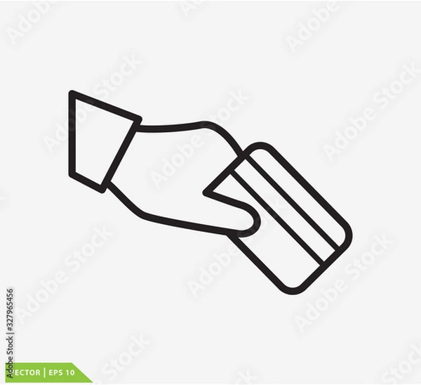 Fototapeta Pay icon vector logo design template