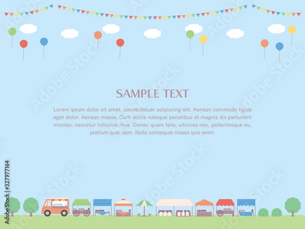 Obraz フレーム＿マルシェ