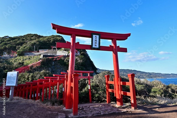 Fototapeta 絶景スポット  元乃隅神社