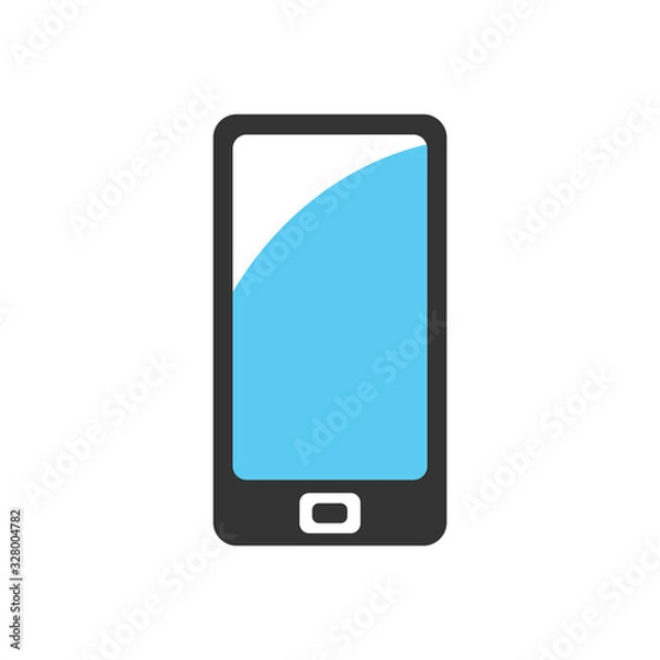 Obraz Smartphone icon vector symbol logo illustration EPS 10