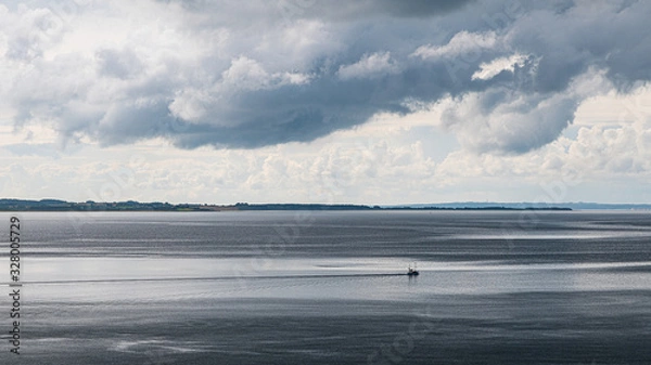 Obraz storm over the sea