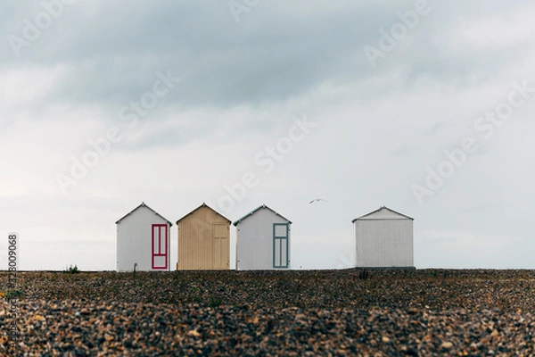 Obraz beach huts at the beach