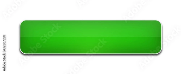 Obraz Pusty zielony przycisk