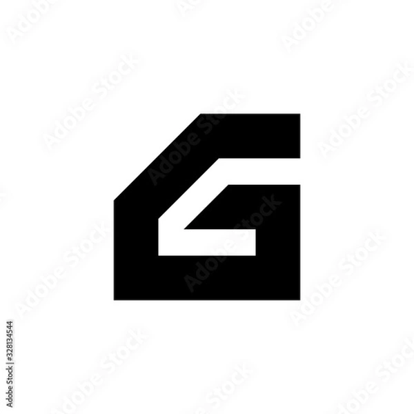 Fototapeta Letter G logo. Icon design. Template elements - vector sign