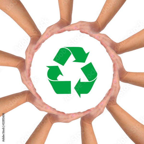 Obraz Conceptual image, help Recycling