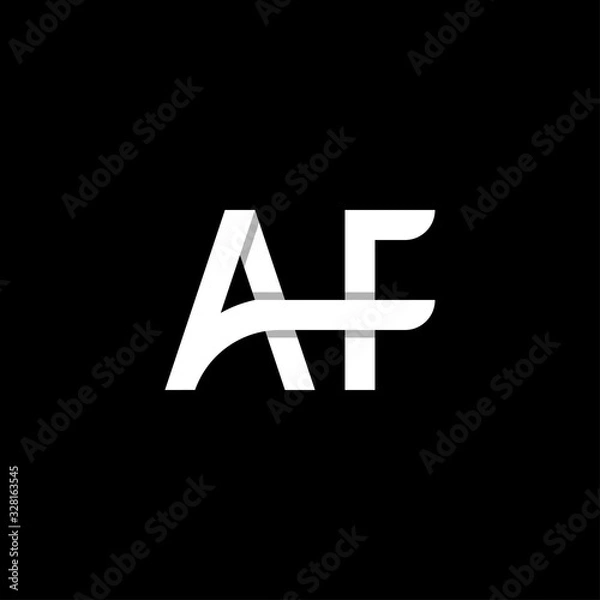 Obraz AF Letter Logo Design Template Vector eps