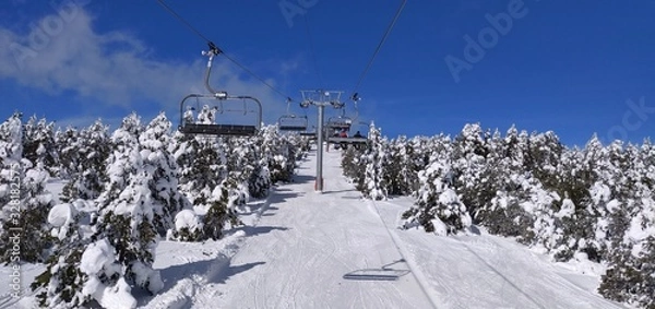 Obraz Piste de ski