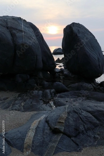 Obraz 朝日は昇る