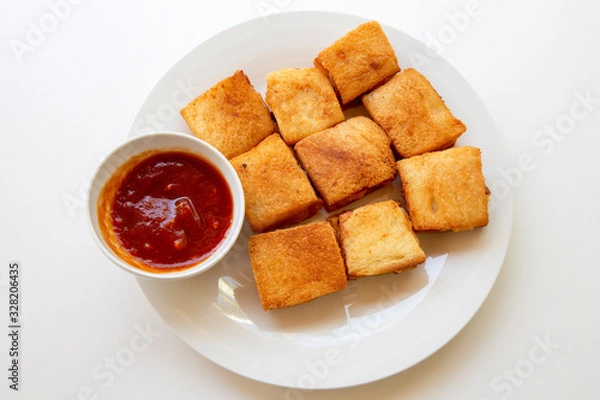 Fototapeta Crispy Chinese Shrimp Toast