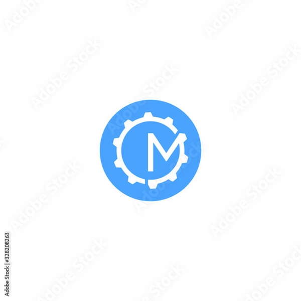 Fototapeta Letter C icon Logo. minimalist Unique modern geometric creative elegant. Vector icon