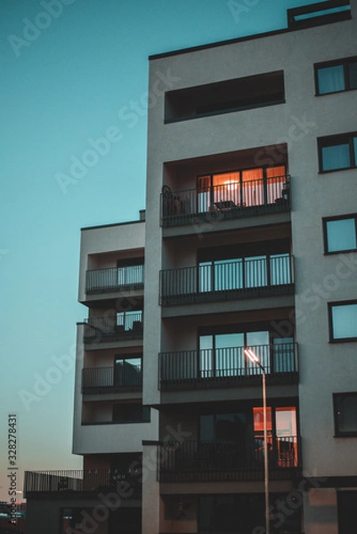 Obraz Modern house with beautiful view.