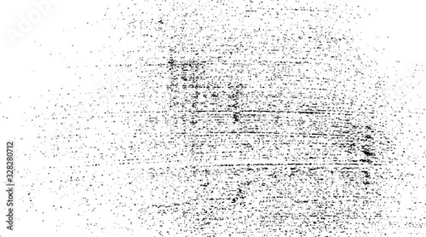 Fototapeta Rough black and white texture vector. Distressed overlay texture. Grunge background. Abstract textured effect. Vector Illustration. Black isolated on white background. EPS10.