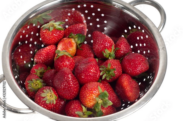 Obraz Strawberries in strainer
