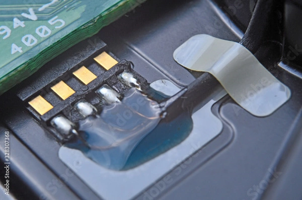 Fototapeta Details Of Hard Disk Drive