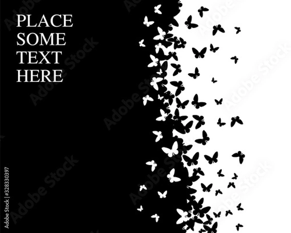 Obraz Background butterflies with place for your text