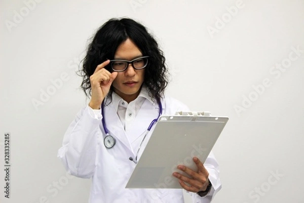 Obraz 男性　看護師　医師　医療　成功