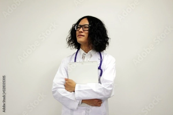 Obraz 男性　ドクター　医師　夢　希望　成功　勇気