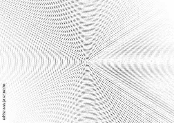 Fototapeta Abstract halftone dotted background. Futuristic grunge pattern, dot and circles.  Vector modern optical pop art texture for posters, sites, business cards, cover, postcards, labels, stickers layout.