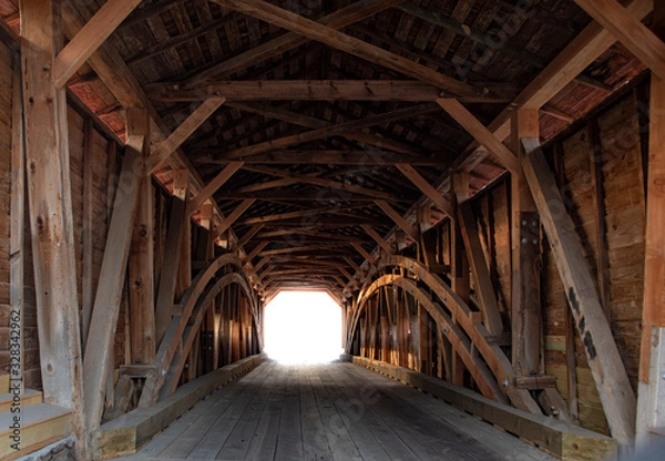Fototapeta Covered Bridge