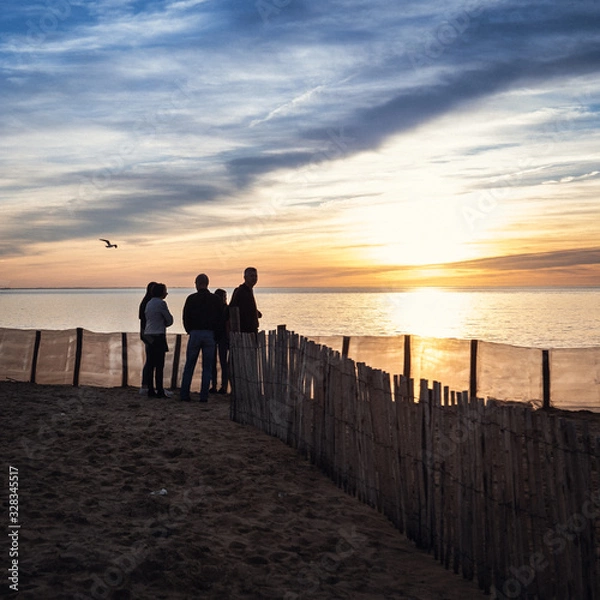 Obraz Coucher de soleil à Châtelaillon-Plage