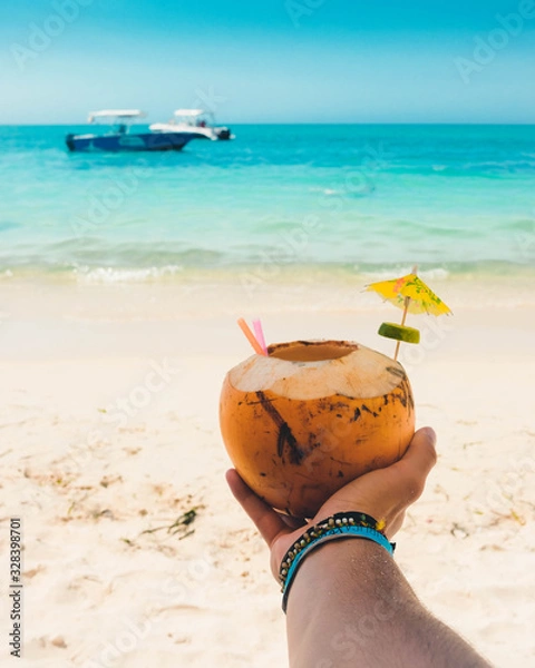 Fototapeta Cocktail on the beach