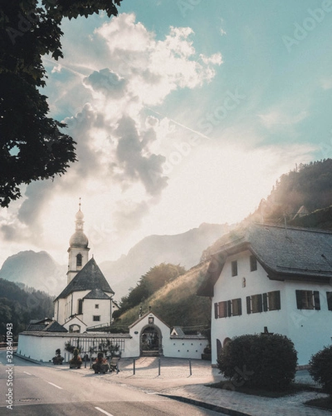 Obraz church in winter