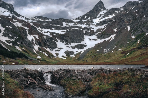 Fototapeta lake in mountains