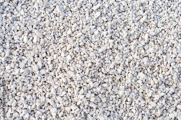 Obraz deposits of white lime stones, a white stone texture