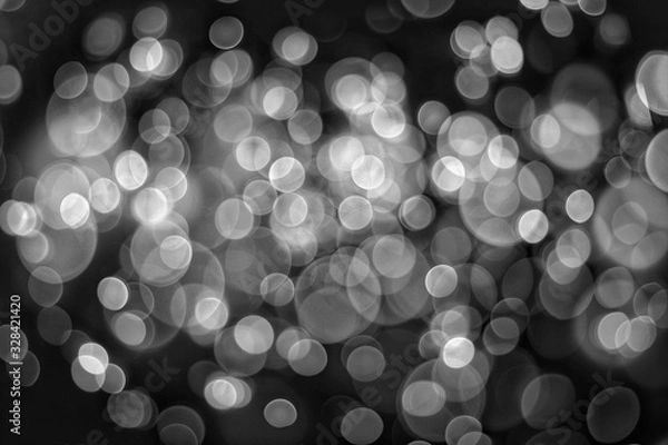 Obraz Abstract​ Light​ Back​ and​ White​ Bokeh​ Background​