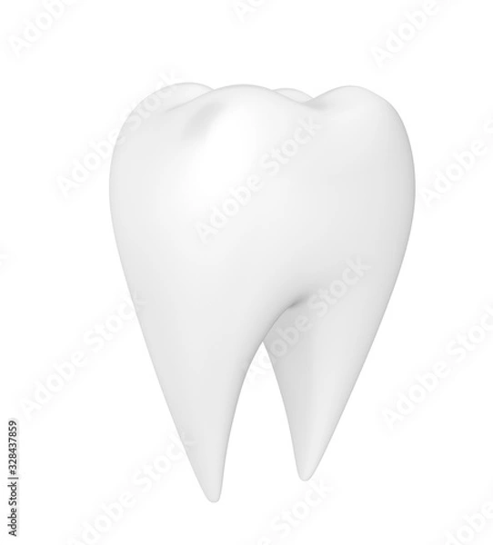 Fototapeta Clean human tooth.
