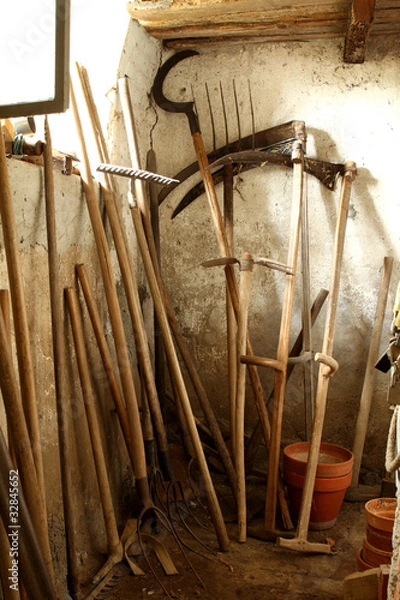 Fototapeta Attrezzi per contadini