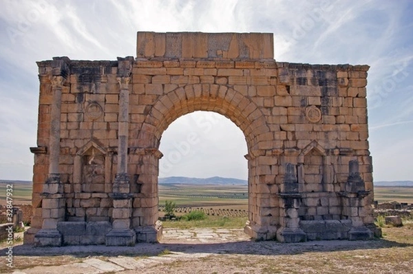 Obraz Łuk triumfalny - Volubilis