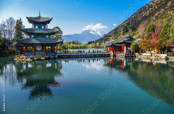 Obraz Black Dragon Pool,lijiang