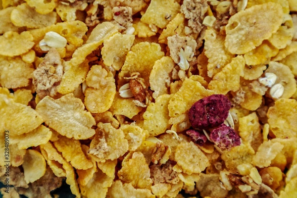 Fototapeta muesli background