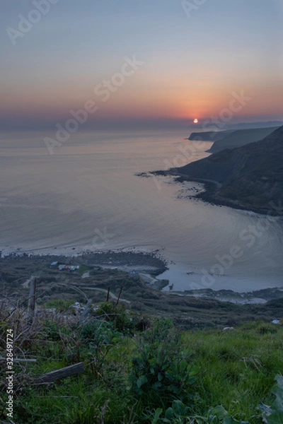 Obraz sunset in mountains