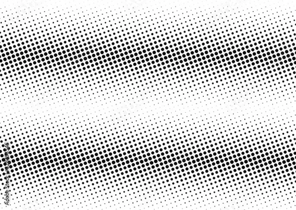 Fototapeta Abstract halftone dotted background. Monochrome pattern with dot and circles.  Vector modern pop art texture for posters, sites, business cards, cover postcards, interior design, labels, stickers.