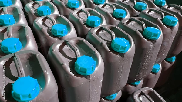 Fototapeta Adblue liquid in plastic canister